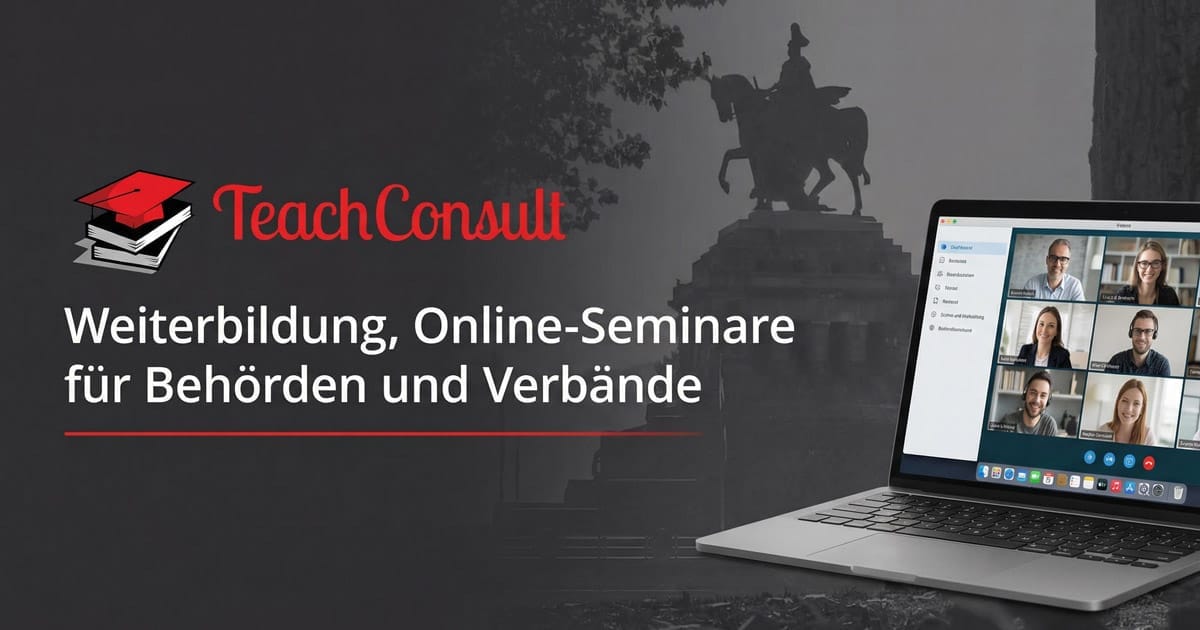 TeachConsult – Online-Seminare für den öffentlichen Dienst